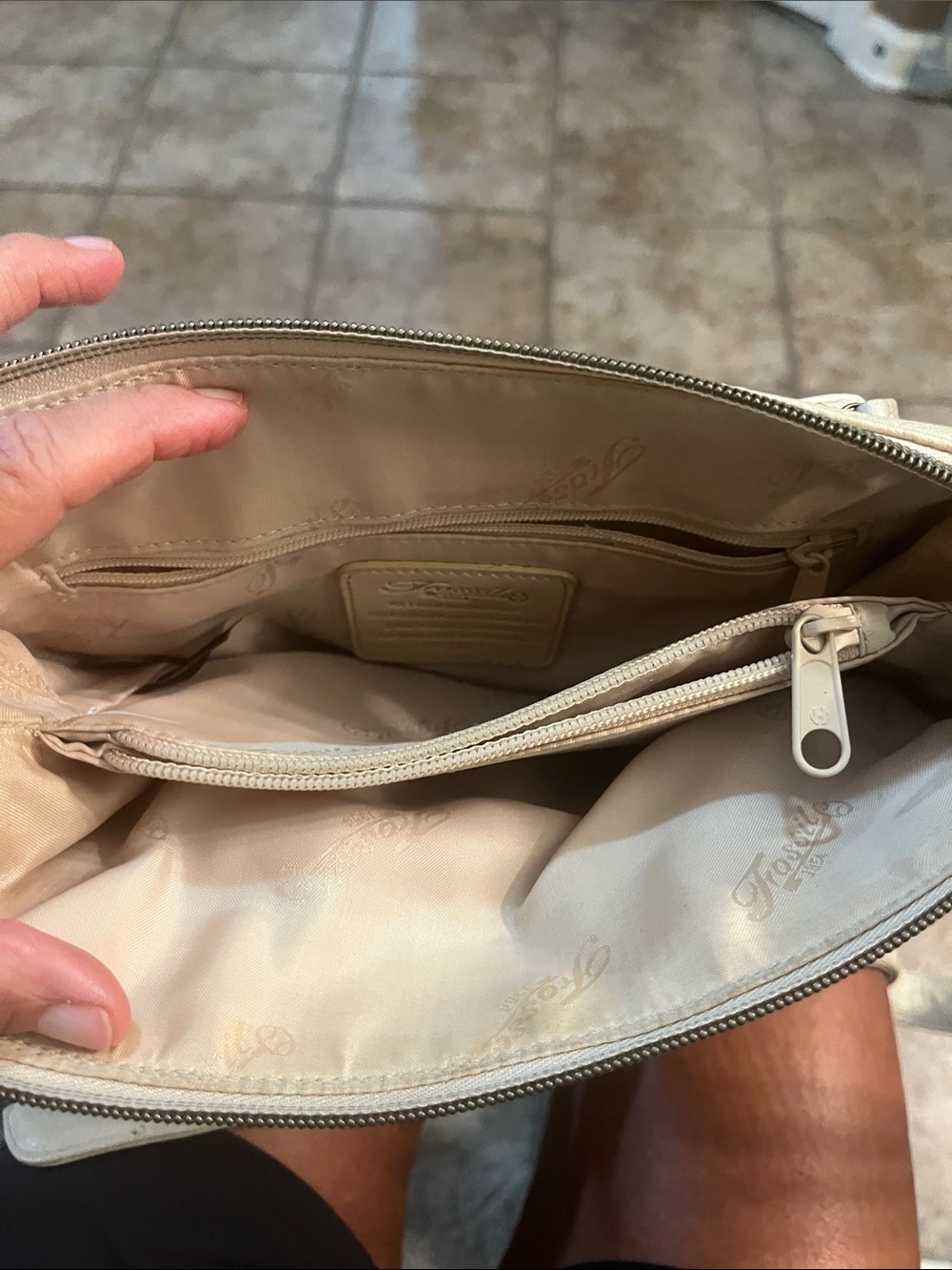 Vintage!  Y2K ! New American Classic Crossbody Pebble Leather bag it’s Amazing - Picture 8 of 14